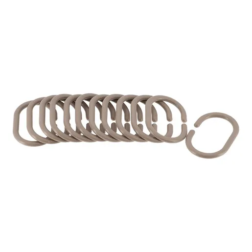 Tendance alke za zavesu 12/1 4x6cm pp sivo smedja