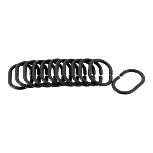 Tendance alke za zavesu set 12/1 4x6cm pp crna