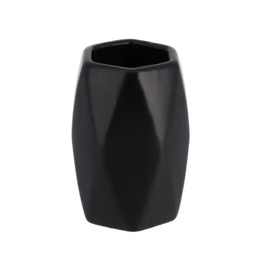 Tendance casa za cetkice dijamant 11,5x7,5cm keramika crna