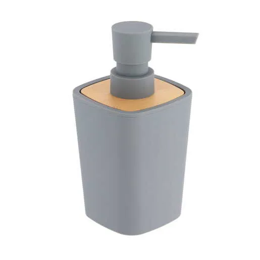 Tendance dozer za sapun 7,5x7,5x15,5cm abs/bambus siva