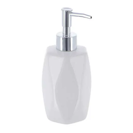 Tendance dozer za sapun dijamant 18x7,5cm keramika bela