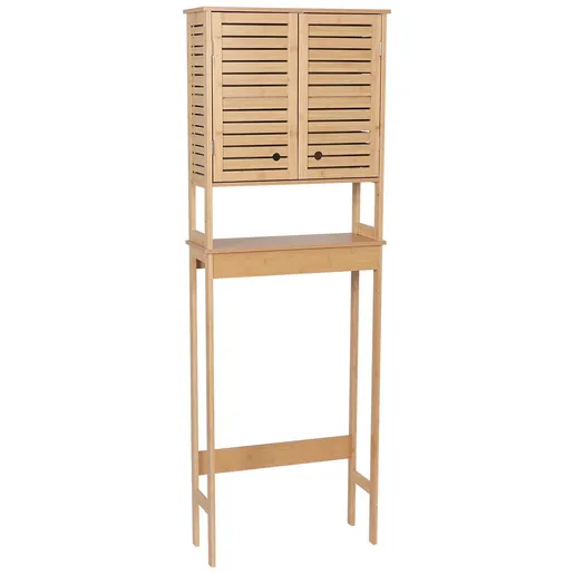Tendance kup. ormarić sa 2 vrata i policom trinidad 63x23x179cm mdf bamboo