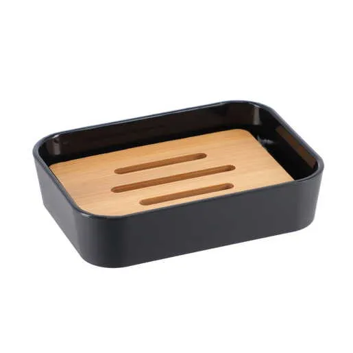 Tendance posuda za sapun 8,8x12x2,8cm abs bambus crna