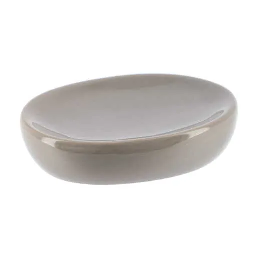 Tendance posuda za sapun dolomit 12,5x9,5x3 cm keramika sivo smedja