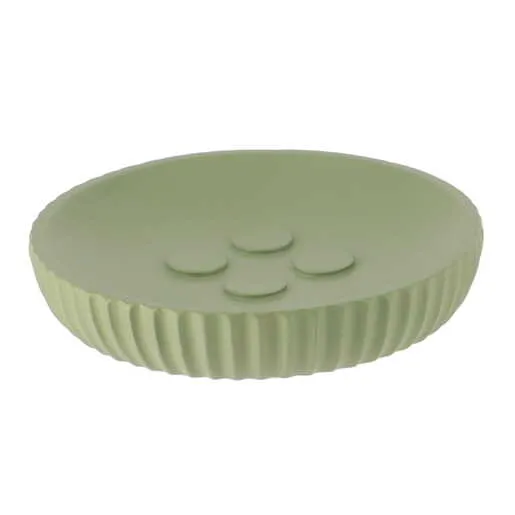 Tendance posuda za sapun pruge 2,4x11 cm poliresin zelena