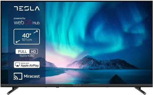 TESLA LED 40E645BFW, Full HD, WebOS Smart TV, ThinQ AI, DVB-T/T2/C/S/S2, PVR, Apple AirPlay