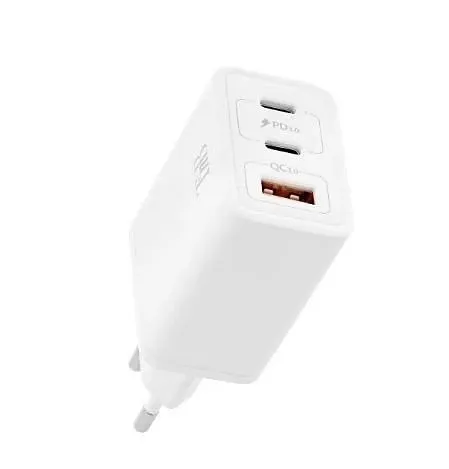 TNB CHGAN65W,65W, Usb-C x 2 + Usb-A, Zidni Punjač