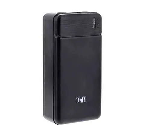 TNB PBU30000, 30.000mAh, Usb-A/Usb-C, Black Power Bank