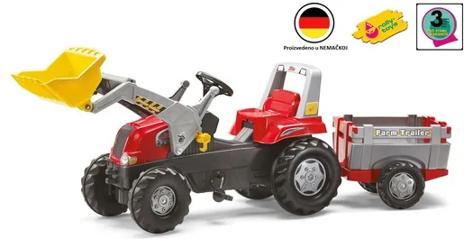 Traktor Rolly Junior sa prikolicom i kašikom