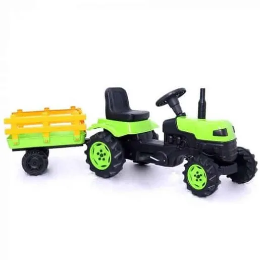 Traktor za decu sa prikolicom 958 - zeleni