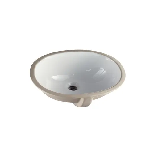 Turkuaz CeraStyle White umivaonik (lavabo) 44x34 podgradni sa prelivom ovalni 70000