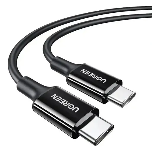 Ugreen US300, USB 2.0 Type-C na Type-C, 100W, 5A, 1m, Black Kabl