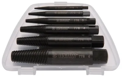 UNIOR Set izvlakača polomljenih vijaka 616821