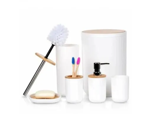 Vilde 568053 - Set od 6 kupatilskih dodataka - Beli