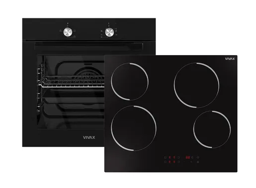 Vivax Home ugradni set rerna + ploča (BO-624MH-G + BH-04MVC)