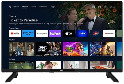 VOX LED TV 32ADH758, HD Ready, Android TV, DVB-T2/C/S2, Dolby Audio, Googlecast, Google Play store