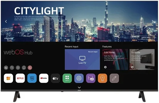 VOX UHD 55WOS684BU, 4K Ultra HD, Frameless WebOS, DVB-T2/C/S2, Miracast, Dolby Audio