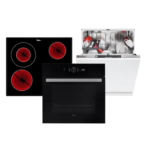 Whirlpool/Hoover set 3u1 (AKT 8130 BA + AKZ9 6230 NB + HI 3E9E0S )