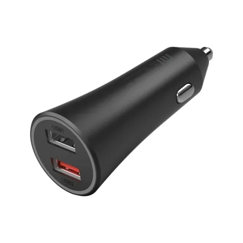 Xiaomi 37W Dual Port, Crni Auto Punjač