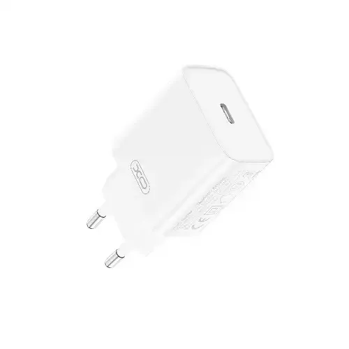 XO CE15, 20W, Type-C, White Punjač za Mobilni