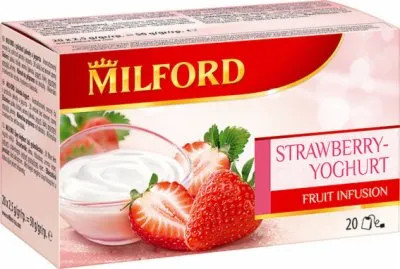 ČAJ JAGODA&amp;JOGURT MILFORD 50G