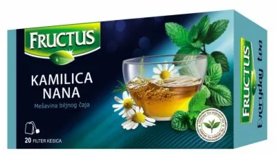 ČAJ KAMILICA&amp;NANA EVERYDAY FRUCTUS 20G