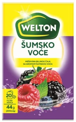 ČAJ ŠUMSKO VOĆE WELTON 40G