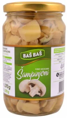 ŠAMPINJONI REZANI BAŠ BAŠ 370G