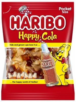 BOMBONE GUMENE HAPPY COLA HARIBO 100G