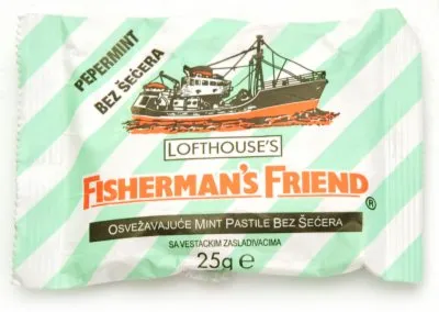 BOMBONE PEPERMINT FISHERMANS 25G