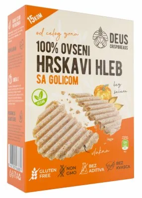 HLEB OVSENI SA GOLICOM DEUS CRISPBREADS 150G