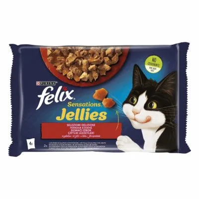 HRANA ZA MAČKE MESO SENSATION MPK FELIX 4X85G