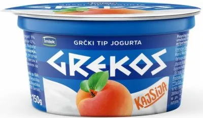 JOGURT GRČKI GREKOS KAJSIJA 150G