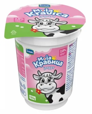 JOGURT MOJA KRAVICA 2,8%MM 180G ČAŠA