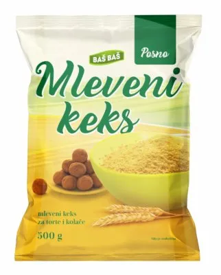 KEKS MLEVENI BAŠ BAŠ 500G
