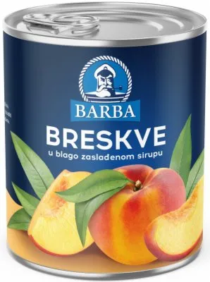 KOMPOT BRESKVA POLOVINE  BARBA 820G