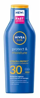 LOSION SUN PROTECT&amp;MOISTURE SPF30 NIVEA 400ML