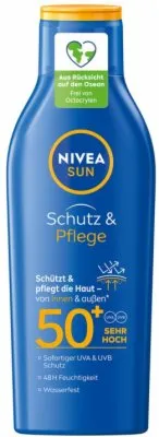 LOSION SUN PROTECT&amp;MOISTURE SPF50+ NIVEA 200ML
