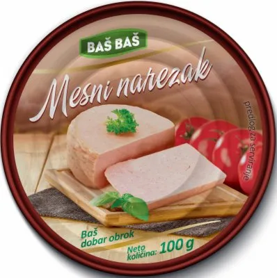 MESNI NAREZAK BAŠ BAŠ 100G