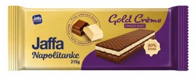 NAPOLITANKE GOLD CREME CHOCO DUET JAFFA 215G