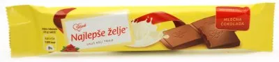 ČOKOLADA MINI SA MLEKOM NAJLEPŠE ŽELJE 30G