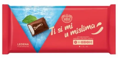 ČOKOLADA MLEČNA LEDENA DORINA 100G