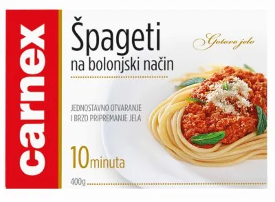 ŠPAGETE BOLONJEZE CARNEX 400G