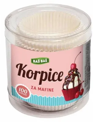 PAPIRNE KORPICE ZA MAFINE BAŠ BAŠ 100/1