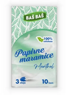 PAPIRNE MARAMICE MENTOL BAŠ BAŠ 1/1
