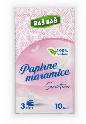 PAPIRNE MARAMICE SENSITIVE BAŠ BAŠ 1/1