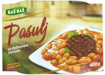 PASULJ SA FAŠIRANOM ŠNICLOM BAŠ BAŠ 400G