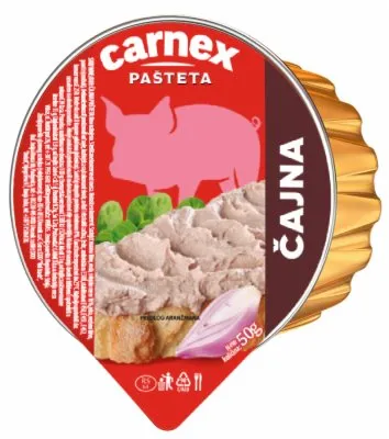 PAŠTETA ČAJNA CARNEX 50G