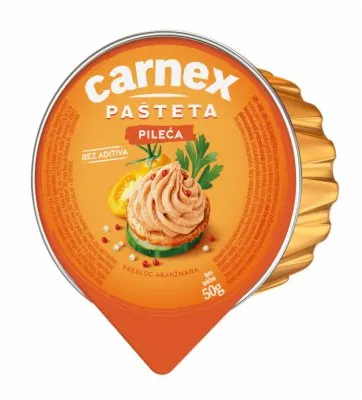 PAŠTETA PILEĆA CARNEX 50G