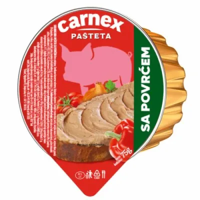 PAŠTETA SA POVRĆEM CARNEX 75G